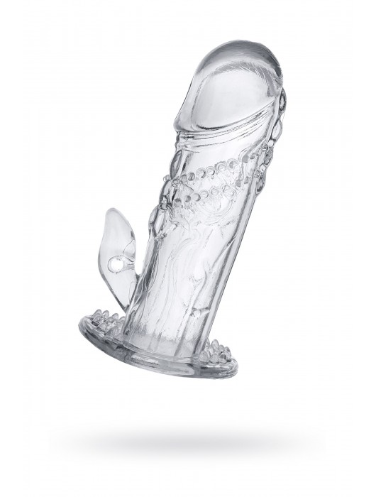 Прозрачная насадка на пенис Uco - 13 см. - A-toys - в Бердске купить с доставкой