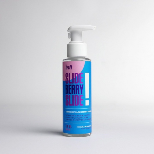 Увлажняющий гель с ароматом ежевики Slide Berry Slide - 100 мл. - INTT - купить с доставкой в Бердске