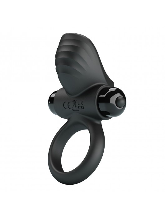Черное эрекционное кольцо с вибрацией Adrien - Baile - в Бердске купить с доставкой