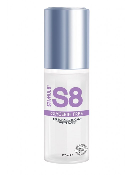 Лубрикант на водной основе S8 Glycerin Free без глицерина - 125 мл. - Stimul8 - купить с доставкой в Бердске