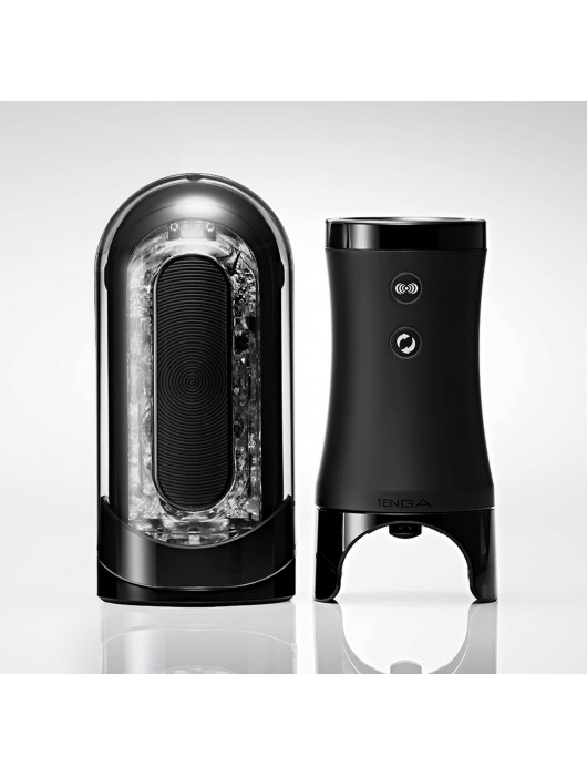 Набор Tenga Flip Zero Electronic Vibrotation: мастурбатор с вибрацией и устройство вращения - Tenga - в Бердске купить с доставкой