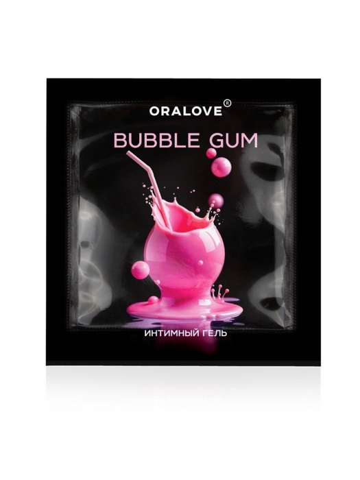 Саше съедобной оральной смазки OraLove с ароматом бабл-гам - 3 гр. - Биоритм - купить с доставкой в Бердске