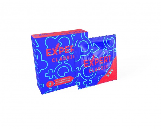 Презервативы увеличенного размера Expert Classic XXL - 3 шт. - Expert - купить с доставкой в Бердске