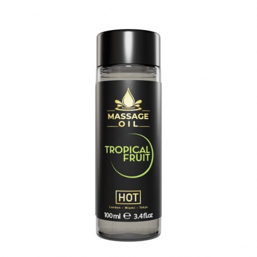 Массажное масло c ароматом тропических фруктов Massage Oil - 100 мл. - HOT - купить с доставкой в Бердске