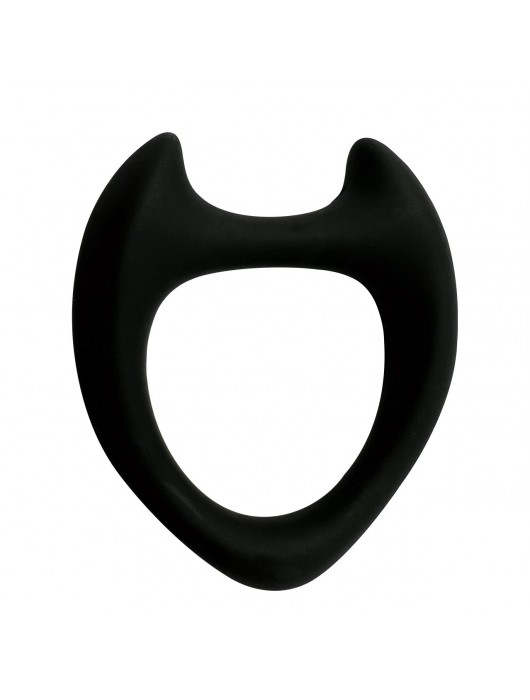 Черное эрекционное кольцо с рожками Wooomy Toro M - Adrien Lastic - в Бердске купить с доставкой
