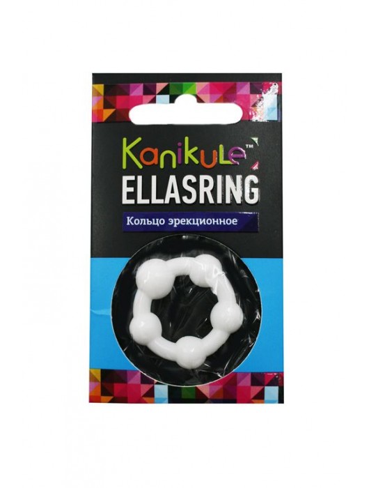 Цветное эрекционное кольцо с шариками Ellasring - Sitabella - в Бердске купить с доставкой