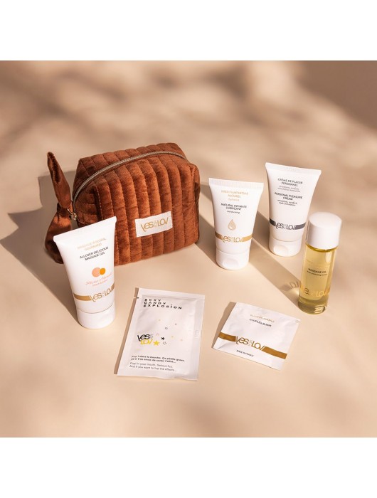 Набор YESforLOV La Trousse Enchantée в коричневой косметичке - YESforLOV - купить с доставкой в Бердске