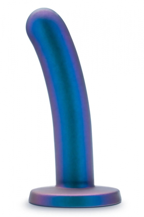 Синяя насадка с гладкой поверхностью Surrender 5.75 Inch Intermediate Pegging Dildo - 14,6 см. - Blush Novelties - купить с доставкой в Бердске