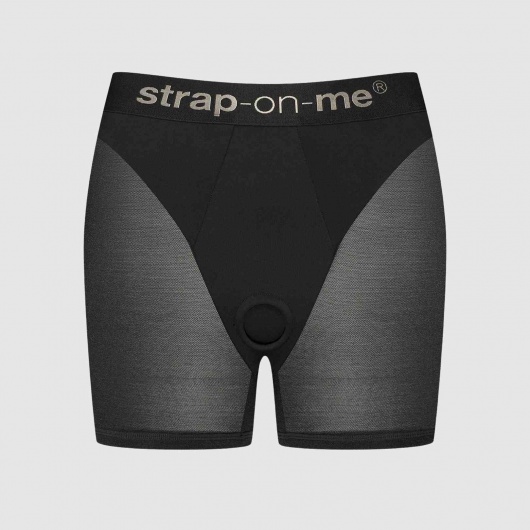 Трусики-шорты для фиксации насадок Strap-on-me Harness Lingerie Halo - size L - Strap-on-me - купить с доставкой в Бердске