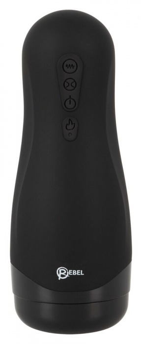 Черный вибромастурбатор с подогревом Masturbator with 3 Functions - Orion - в Бердске купить с доставкой