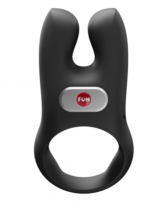 Черное эрекционное виброкольцо Nos - Fun Factory - в Бердске купить с доставкой