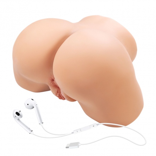 Телесный мастурбатор Olivia с 2 любовными отверстиями - Baile - в Бердске купить с доставкой