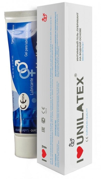 Лубрикант на водной основе Unilatex Gel - 80 мл. - Unilatex - купить с доставкой в Бердске