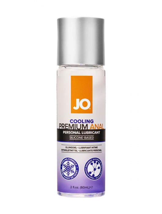 Анальный охлаждающий лубрикант на силиконовой основе JO PREMIUM ANAL COOLING - 60 мл. - System JO - купить с доставкой в Бердске