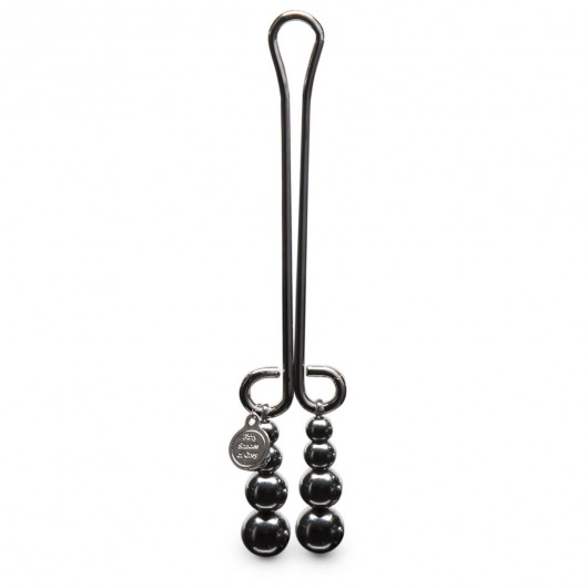 Зажим для клитора с бусинами Just Sensation Beaded Clitoral Clamp - Fifty Shades of Grey - купить с доставкой в Бердске
