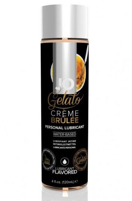 Лубрикант с ароматом крем-брюле JO GELATO CREME BRULEE - 120 мл. - System JO - купить с доставкой в Бердске