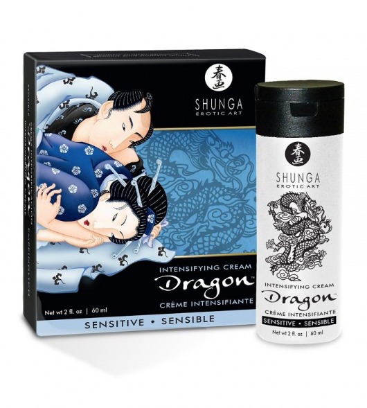 Интимный мужской крем SHUNGA DRAGON SENSITIVE - 60 мл. - Shunga - купить с доставкой в Бердске