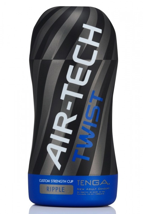 Мастурбатор с регулируемой плотностью обхвата Custom Strength CUP Twist Ripple - Tenga - в Бердске купить с доставкой