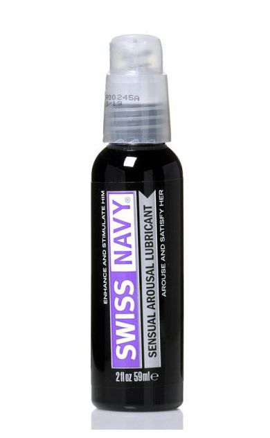 Возбуждающий гель-лубрикант на водной основе Sensual Arousal Lubricant - 59 мл. - Swiss navy - купить с доставкой в Бердске