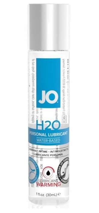 Возбуждающий лубрикант на водной основе JO Personal Lubricant H2O Warming - 30 мл. - System JO - купить с доставкой в Бердске