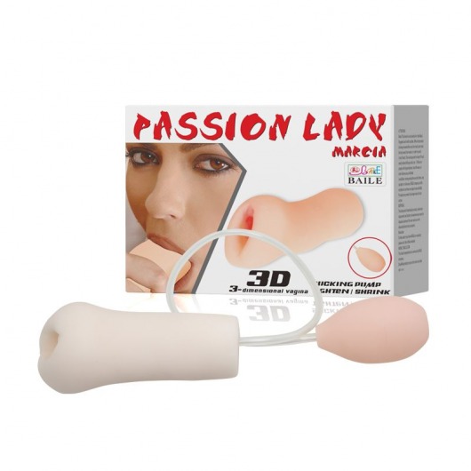 Мастурбатор Passion Lady Marcia с грушей для имитации посасывания - Baile - в Бердске купить с доставкой