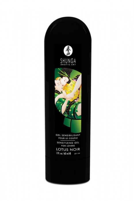 Интимный гель для пар, усиливающий наслаждение, Lotus Noir - 60 мл. - Shunga - купить с доставкой в Бердске