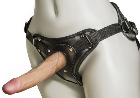 Женский страпон с вагинальной пробкой Woman Strap - 18 см. - LOVETOY (А-Полимер) - купить с доставкой в Бердске