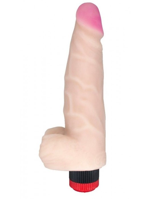 Телесный вибромассажёр HUMAN COPY 7,8  - 19 см. - LOVETOY (А-Полимер)