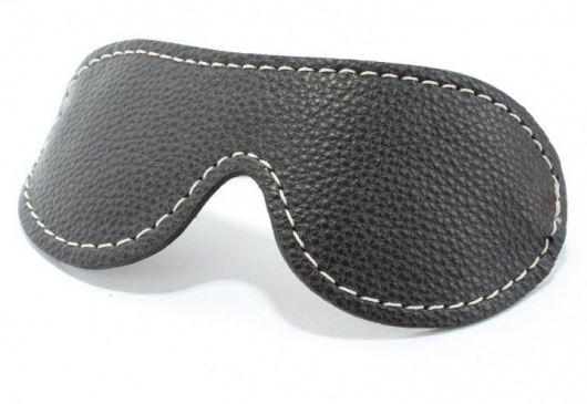 Кожаная маска на глаза - БДСМ Арсенал - купить с доставкой в Бердске