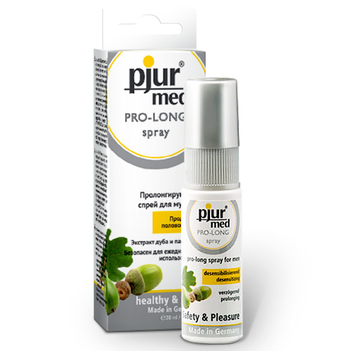 Пролонгирующий спрей с экстрактом дуба и пантенолом pjur MED Pro-long Spray - 20 мл. - Pjur - купить с доставкой в Бердске