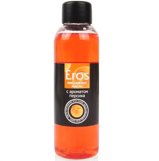 Массажное масло Eros exotic с ароматом персика - 75 мл. - Биоритм - купить с доставкой в Бердске