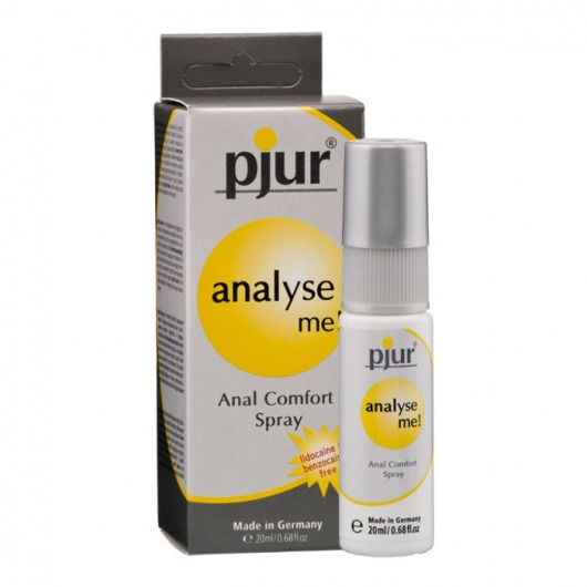 Обезболивающий анальный спрей pjur ANALYSE ME - 20 мл. - Pjur - купить с доставкой в Бердске