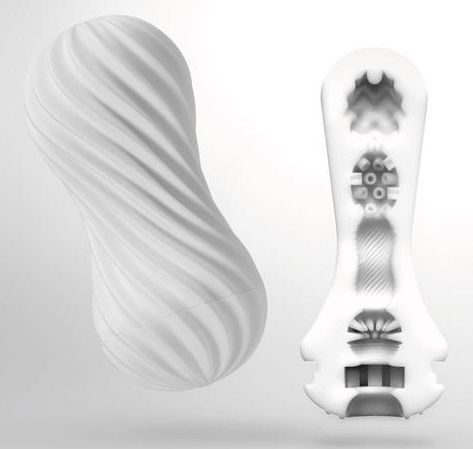 Мастурбатор FLEX Silky White с мягким рельефом - Tenga - в Бердске купить с доставкой