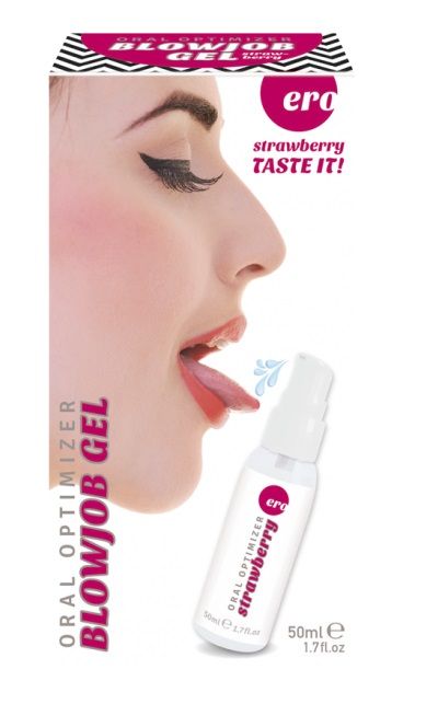 Увлажняющий гель для орального секса с ароматом клубники - 50 мл. - Ero - купить с доставкой в Бердске