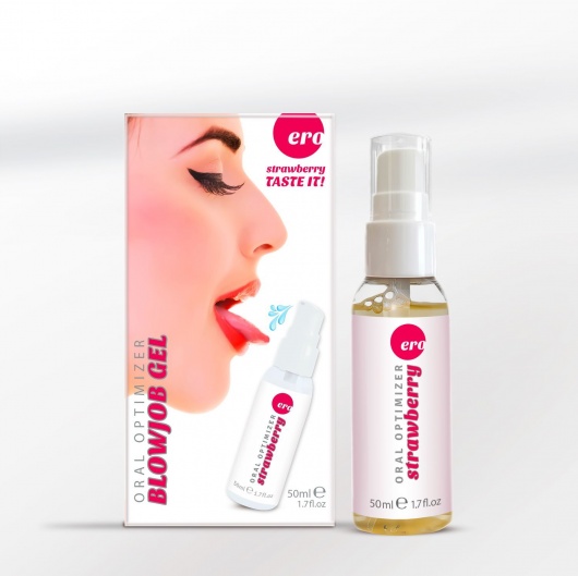 Увлажняющий гель для орального секса с ароматом клубники - 50 мл. - Ero - купить с доставкой в Бердске