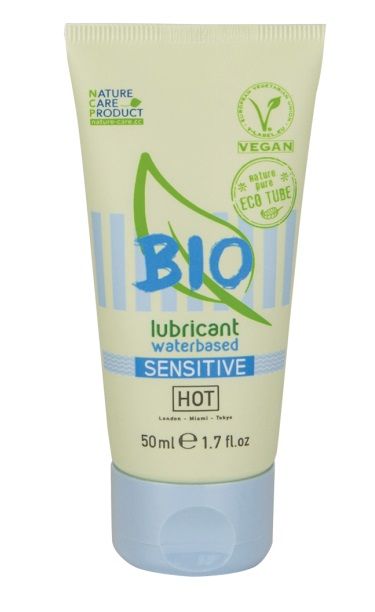 Органический лубрикант для чувствительной кожи Bio Sensitive - 50 мл. - HOT - купить с доставкой в Бердске