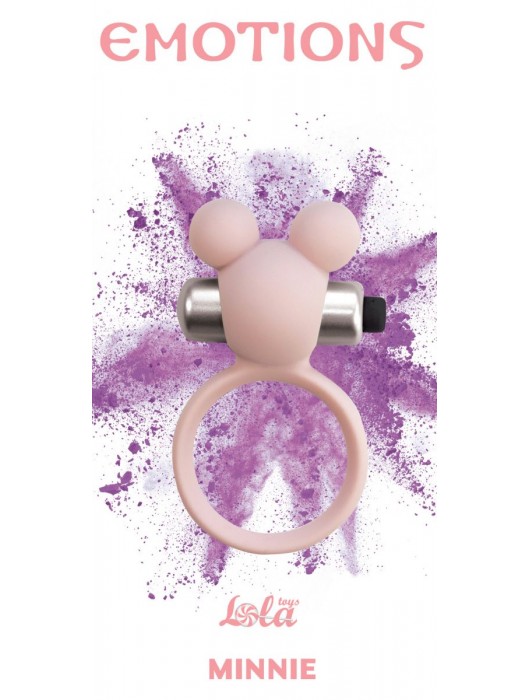 Розовое эрекционное виброколечко Emotions Minnie Light pink - Lola Games - в Бердске купить с доставкой