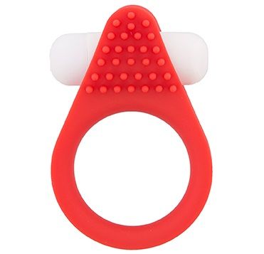 Красное эрекционное кольцо LIT-UP SILICONE STIMU RING 1 RED - Dream Toys - в Бердске купить с доставкой