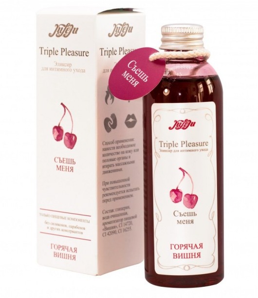 Эликсир Triple Pleasure  Горячая вишня  - 130 гр. - JULEJU - купить с доставкой в Бердске