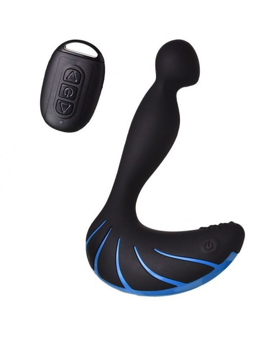 Чёрно-синий массажер простаты Erotist Third - Erotist Adult Toys - в Бердске купить с доставкой