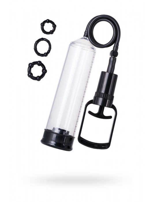 Вакуумная помпа A-toys с уплотнителем и эрекционными кольцами - A-toys - в Бердске купить с доставкой