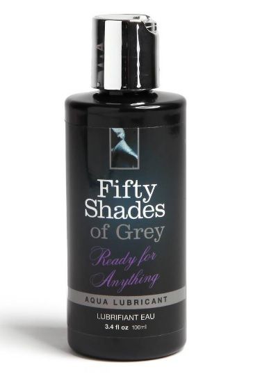 Лубрикант на водной основе Ready for Anything Aqua Lubricant - 100 мл. - Fifty Shades of Grey - купить с доставкой в Бердске