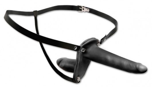 Женский страпон с вагинальной пробкой Double Penetrix Strap-on - 15 см. - Pipedream - купить с доставкой в Бердске