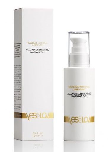 Массажный гель-смазка на силиконовой основе Allover Massage Gel - 100 мл. - YESforLOV - купить с доставкой в Бердске