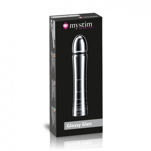 Фаллоимитатор для электростимуляции Glossy Glen Dildo - 14 см. - MyStim - купить с доставкой в Бердске
