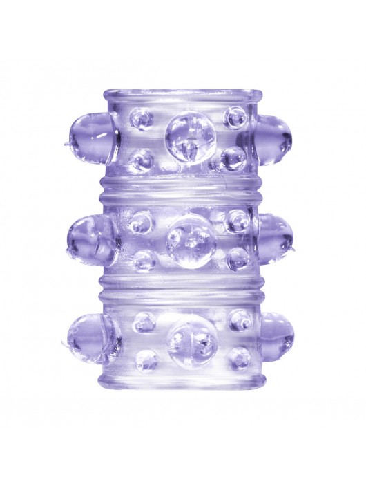 Фиолетовая насадка на пенис Rings Armour - Lola Games - в Бердске купить с доставкой