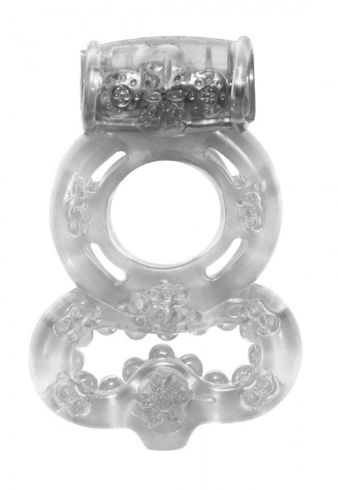 Прозрачное эрекционное кольцо Rings Treadle с подхватом - Lola Games - в Бердске купить с доставкой