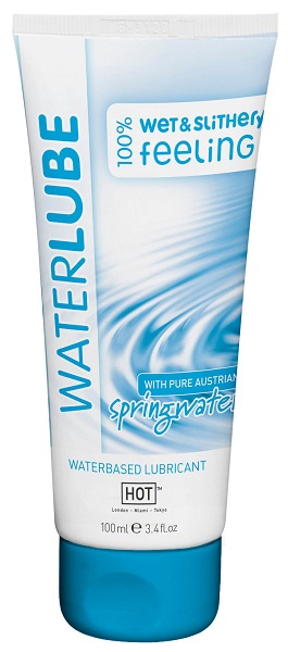 Лубрикант на основе чистой родниковой воды WaterLube - 100 мл. - HOT - купить с доставкой в Бердске