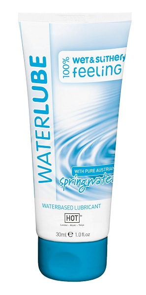 Гель-смазка на основе чистой родниковой воды WaterLube - 30 мл. - HOT - купить с доставкой в Бердске