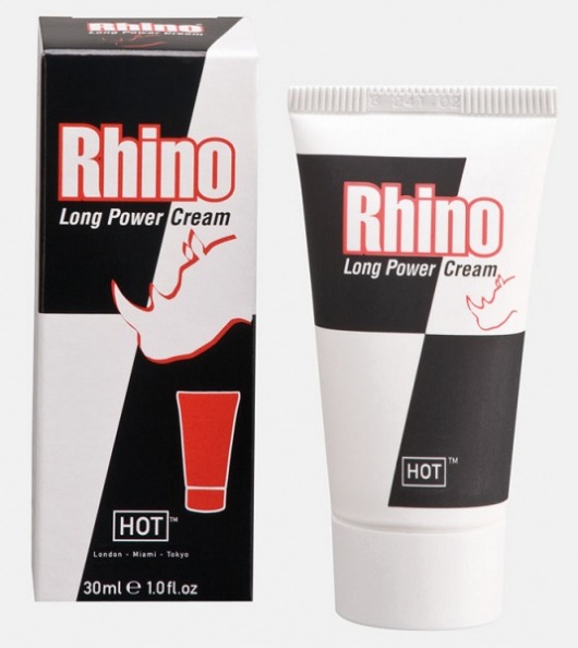 Крем-пролонгатор для мужчин Rhino - 30 мл. - HOT - купить с доставкой в Бердске